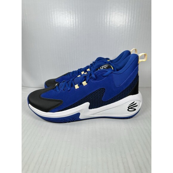 Under Armour Curry 3Z 25 Suede Basketball Shoes Royal White Men\'s 10 6000750-400 main image 7